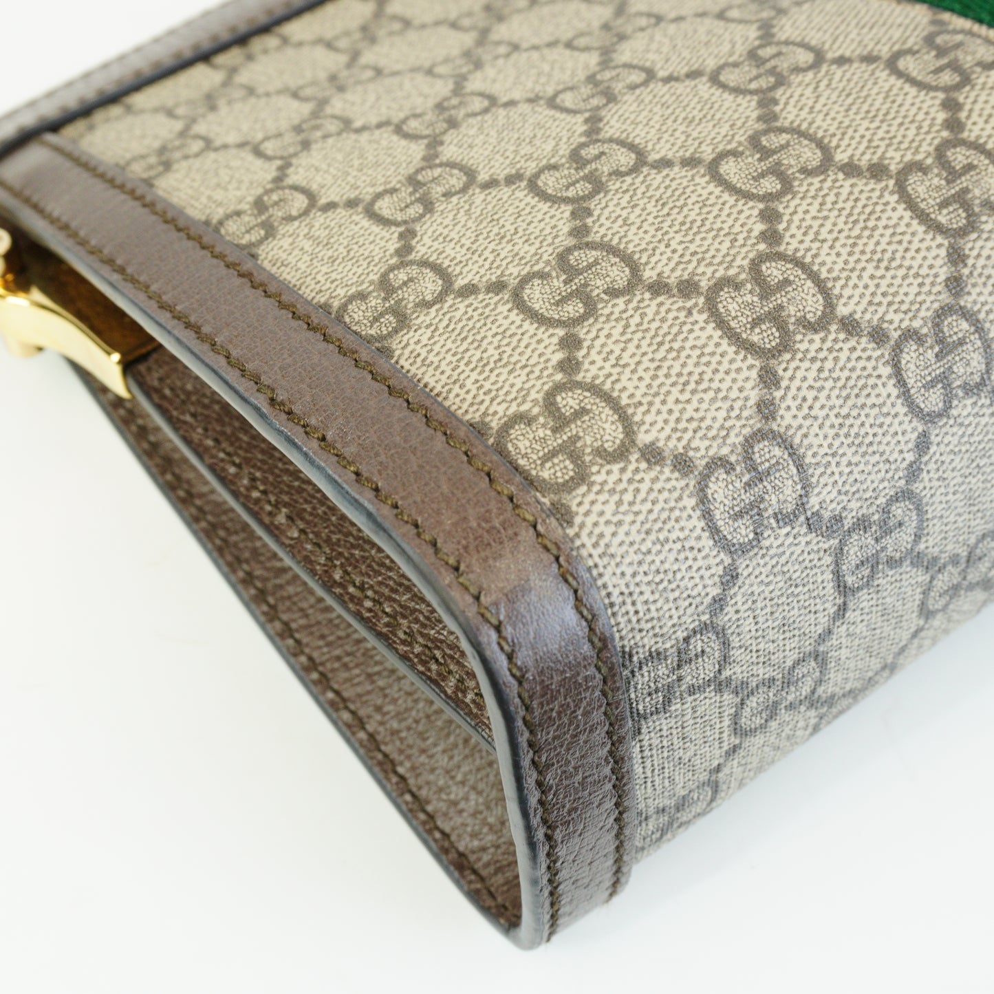 Gucci Ophidia GG Shoulder Bag Brown Trims Small GHW