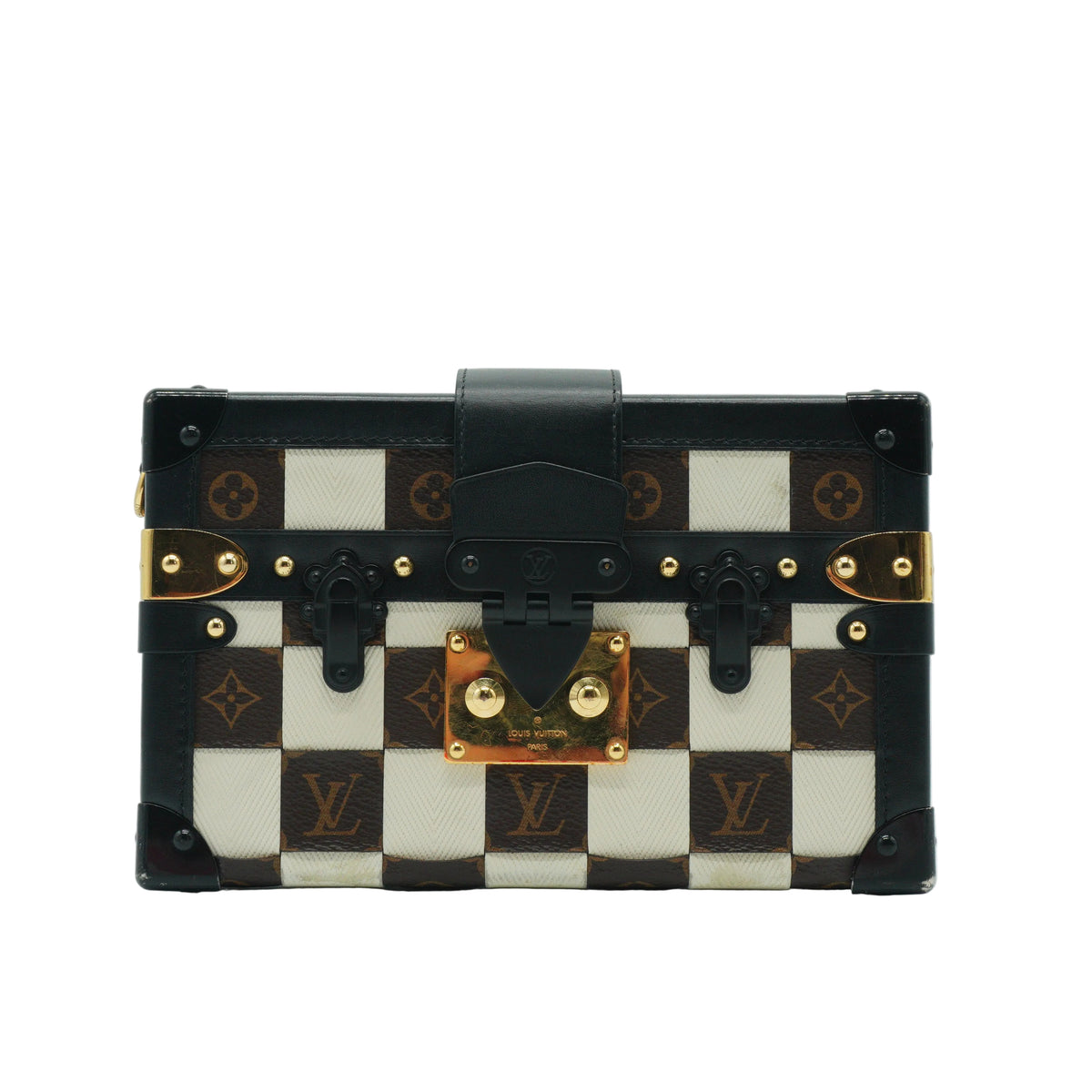 Louis Vuitton	Damier Tressage Petite Malle Mini GHW