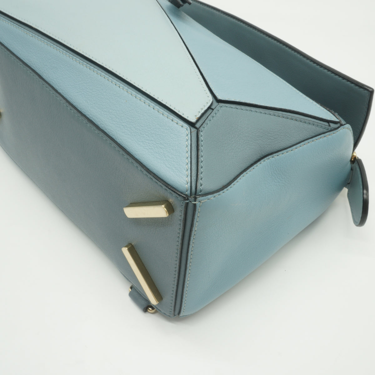 Loewe	Puzzle Bag Multi tone blue Small GHW