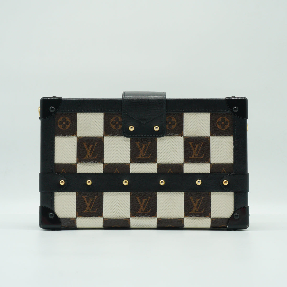 Louis Vuitton	Damier Tressage Petite Malle Mini GHW