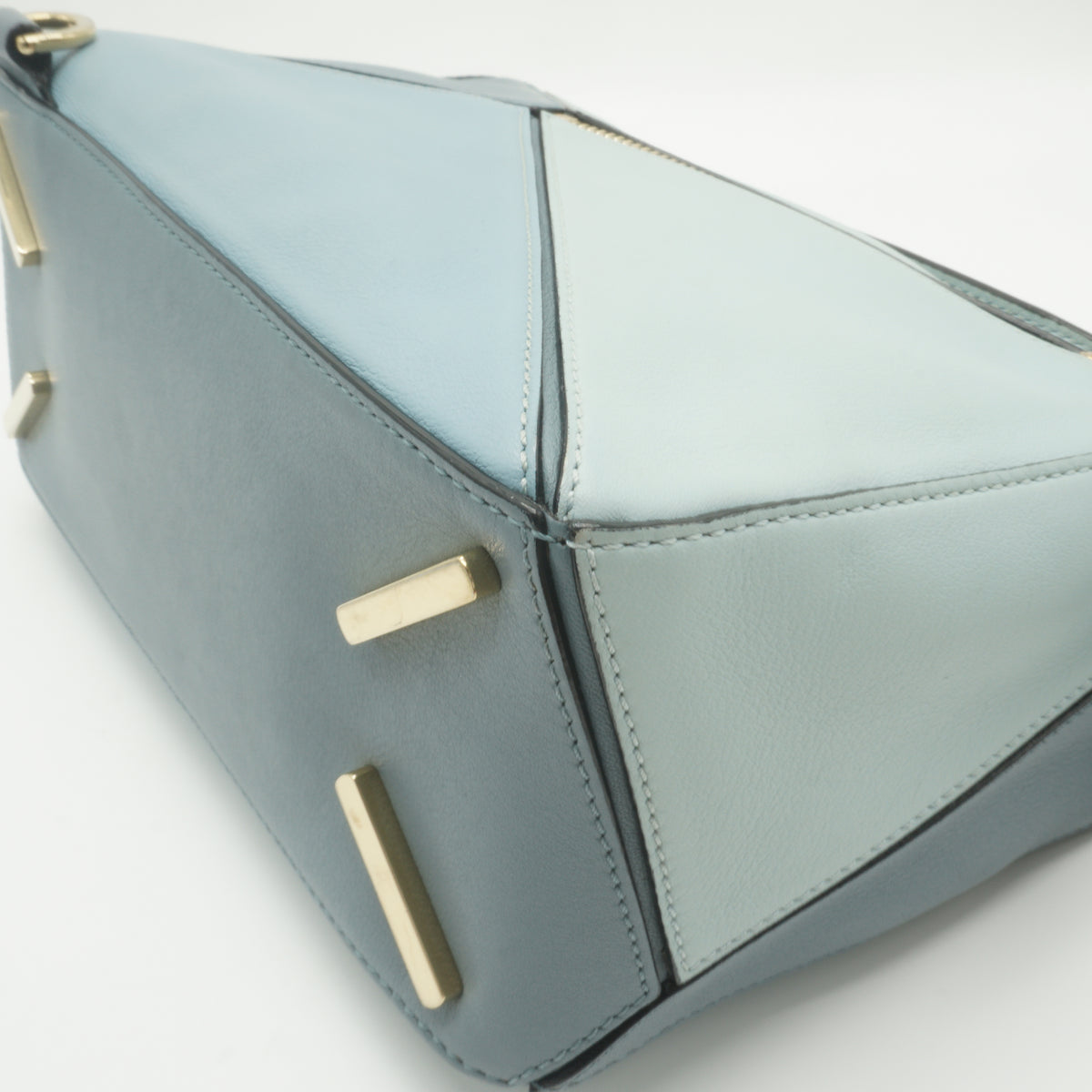 Loewe	Puzzle Bag Multi tone blue Small GHW
