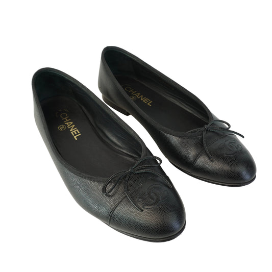 Chanel Ballerina Flats Black size 40