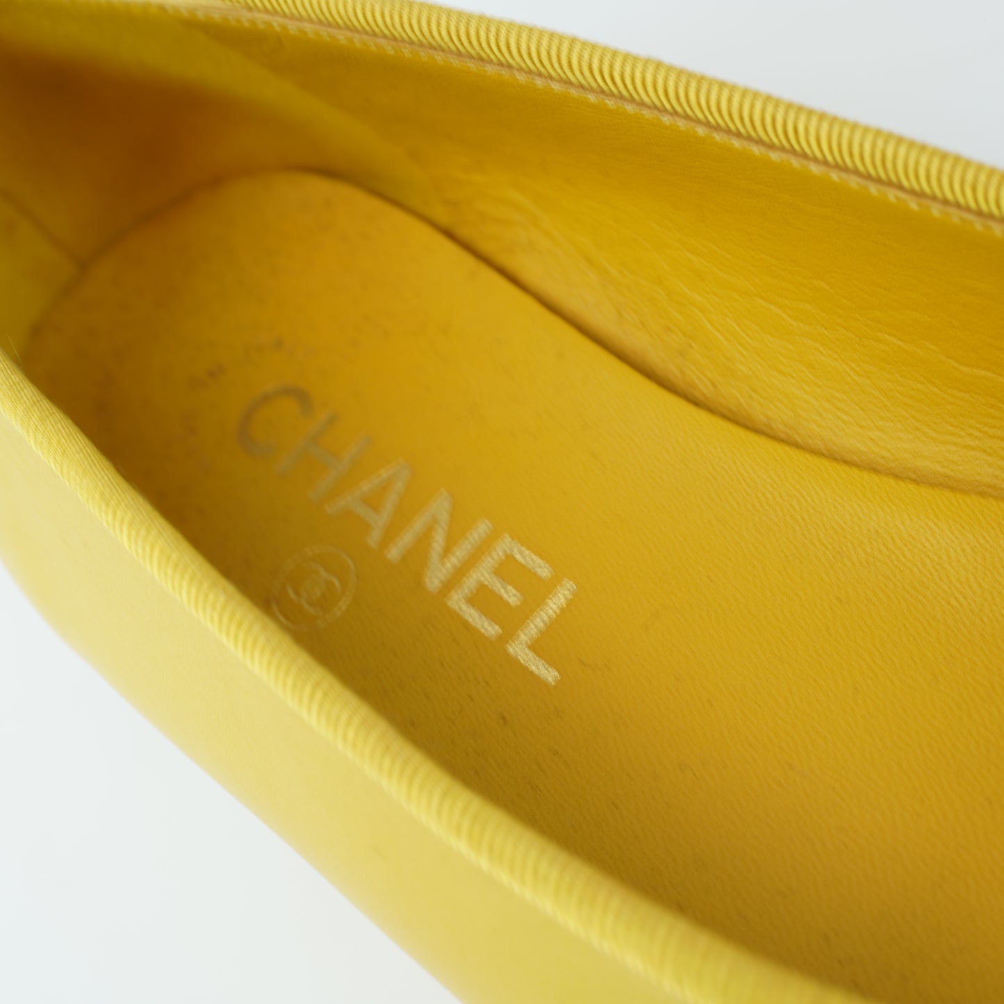 Chanel Ballet Flats Yellow