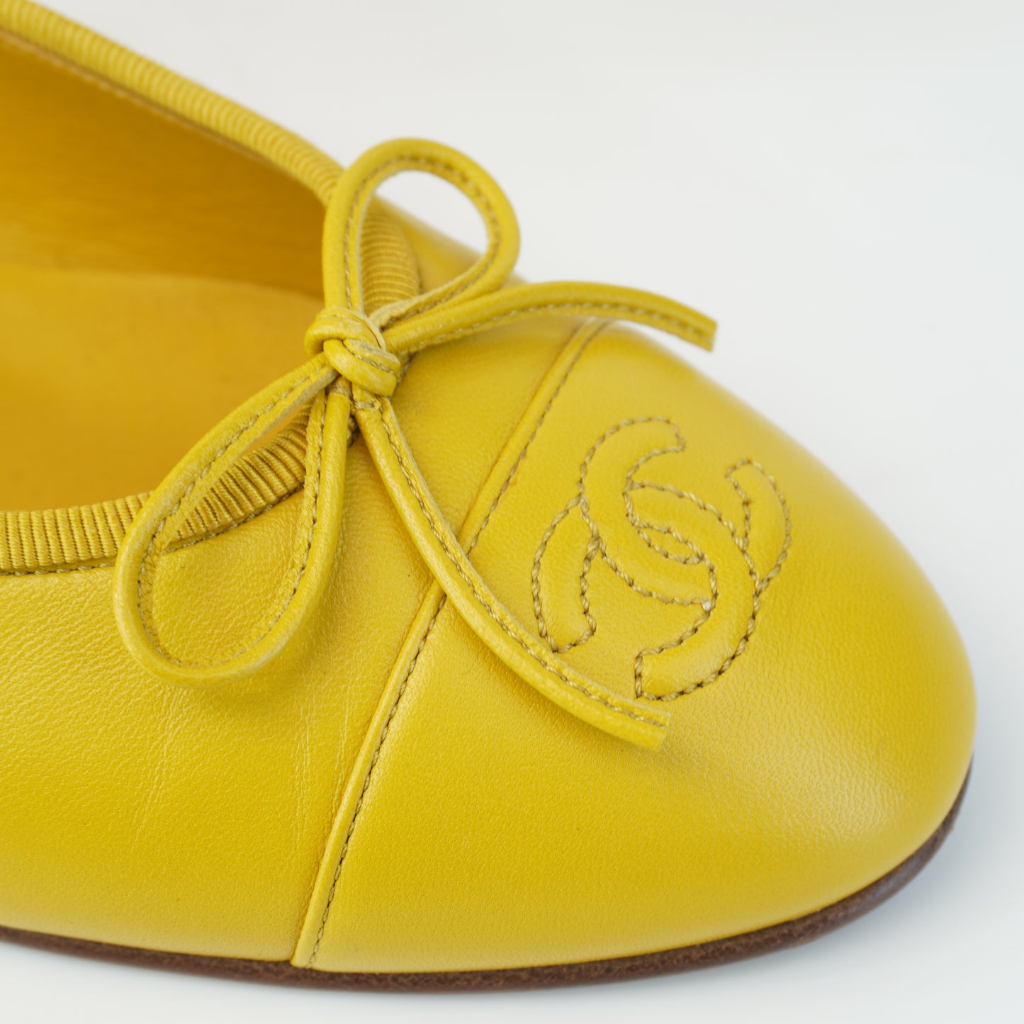 Chanel Ballet Flats Yellow