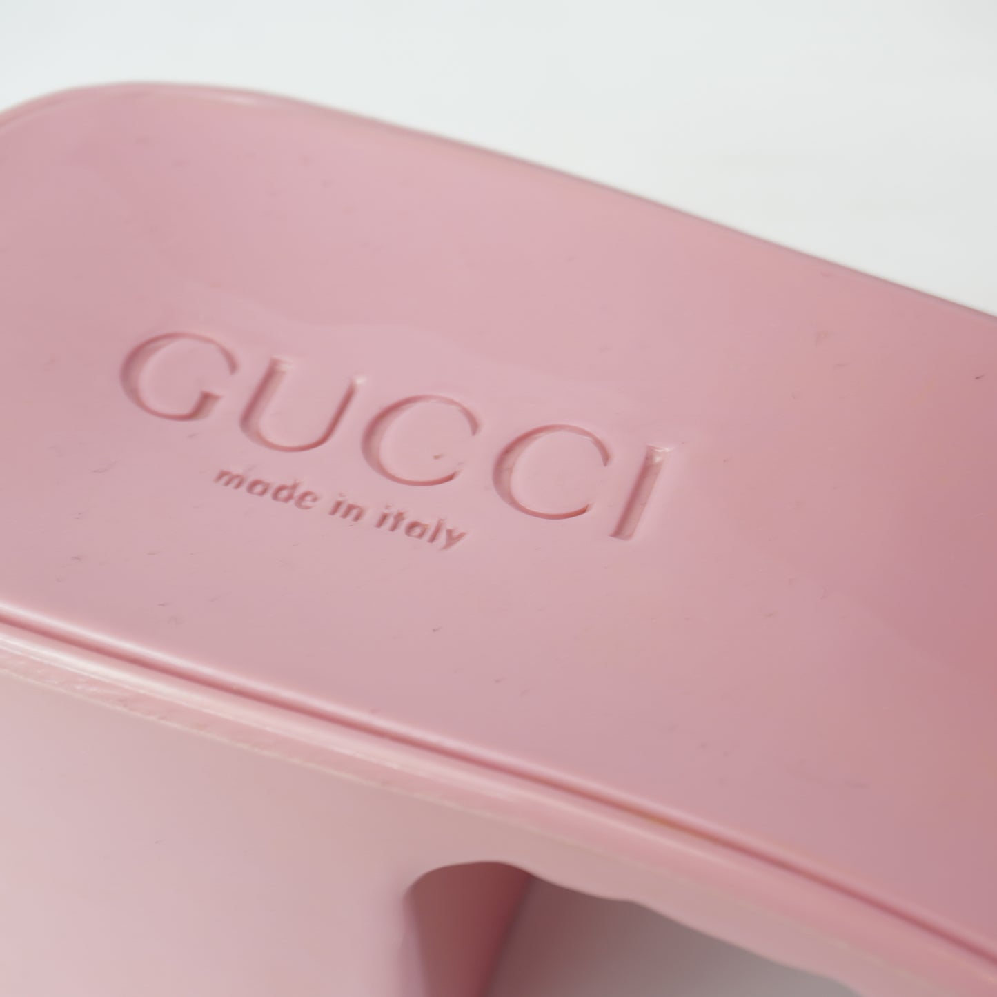 Gucci Block Heels Sandals Pink Size 38
