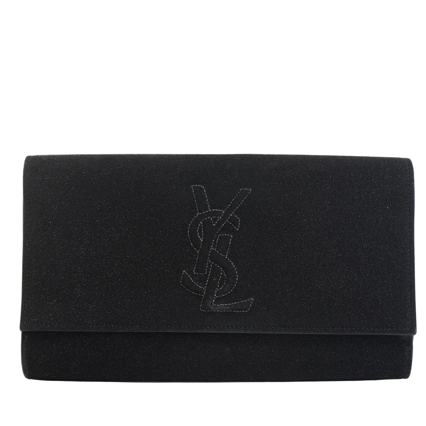 YSL	Belle de Jour Glitter-Finished Leather Black