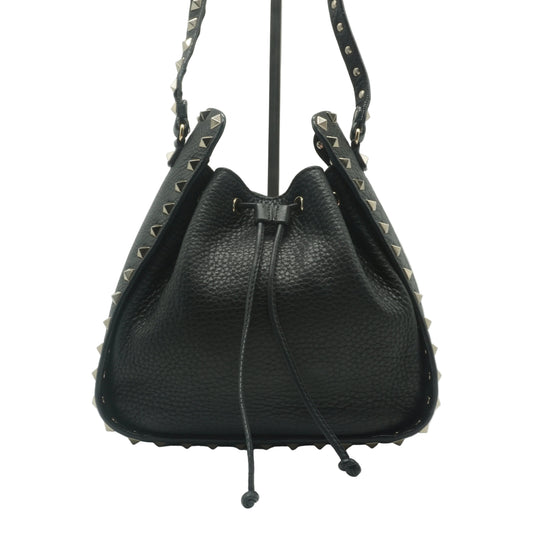 Valentino	Garavani Rockstud Small Bucket Bag Black SHW
