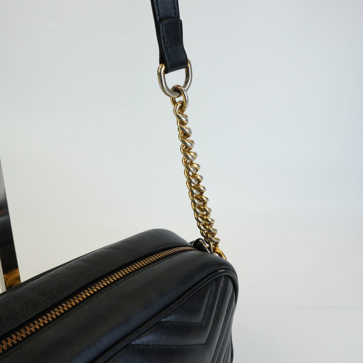Gucci GG Marmont Matelasse Cambag Black Small GHW