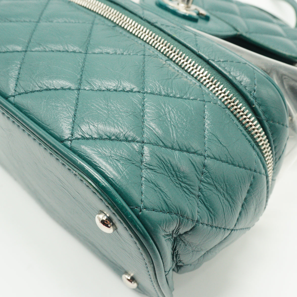 Chanel	PVC Transparent Vanity Flap Back pack Small SHW