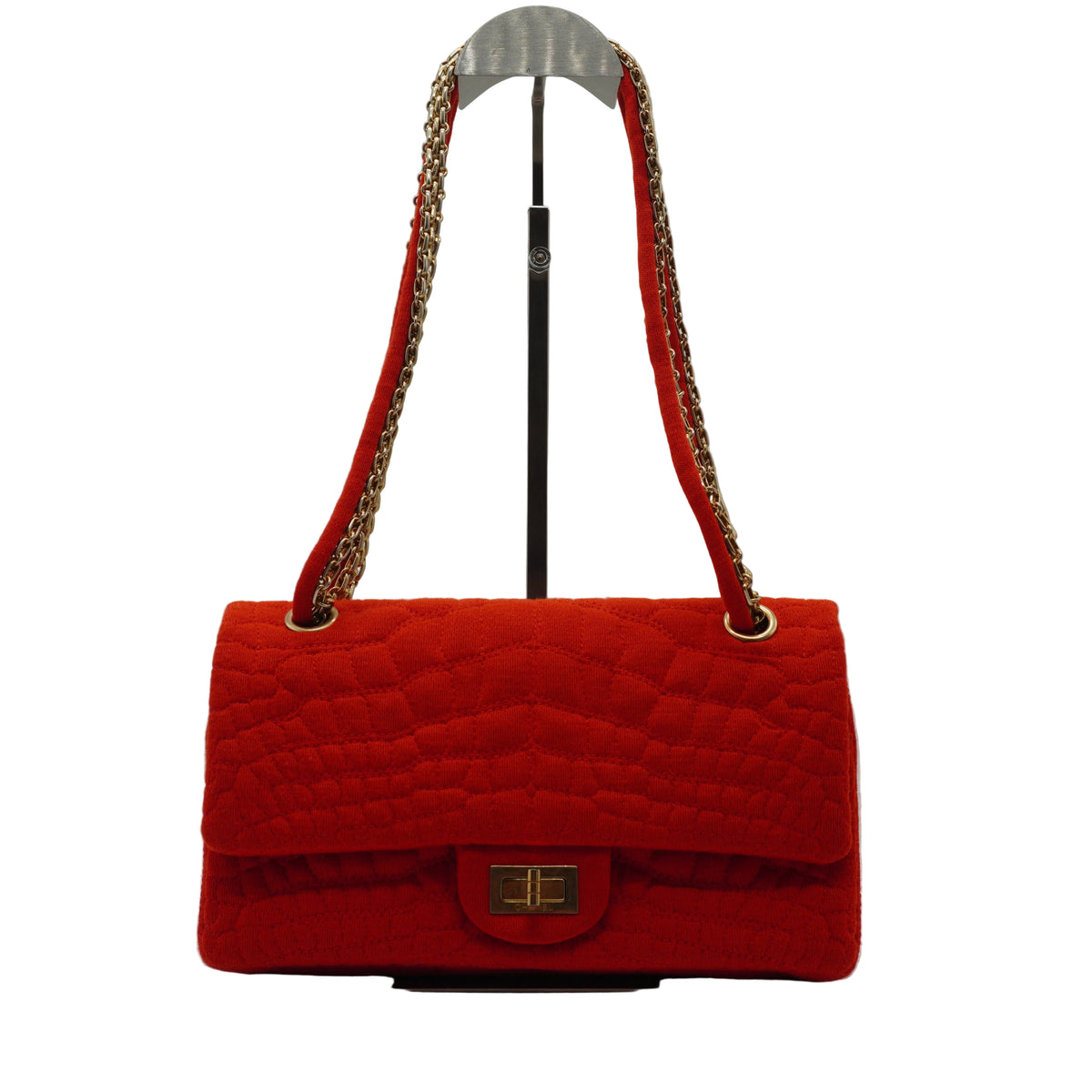 Chanel	Reissue 2.55 flap bag Orange Small GHW
