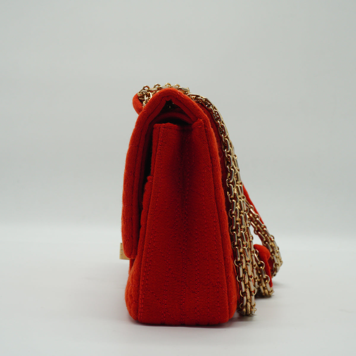 Chanel	Reissue 2.55 flap bag Orange Small GHW