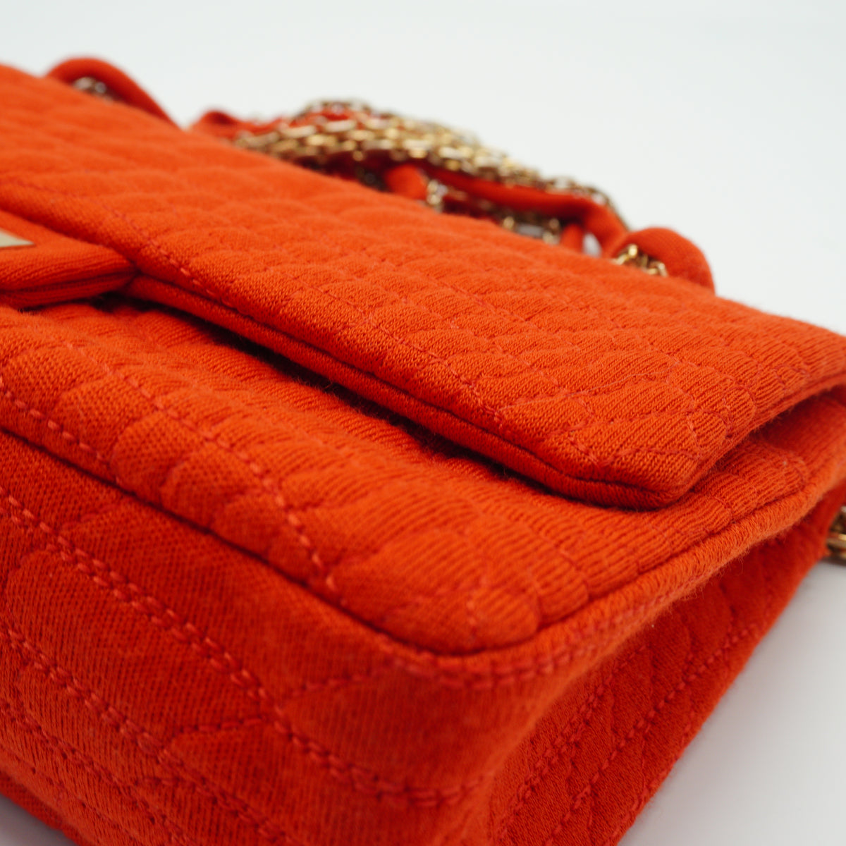 Chanel	Reissue 2.55 flap bag Orange Small GHW