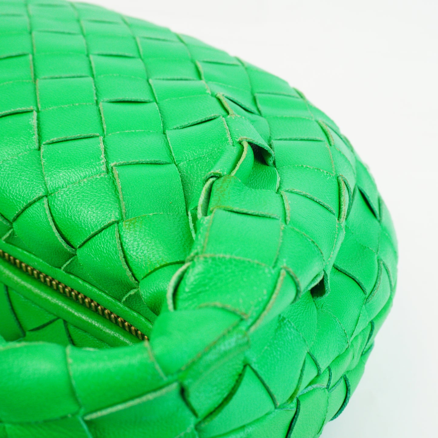 Bottega Veneta Mini Jodie Hobo Parakeet Green