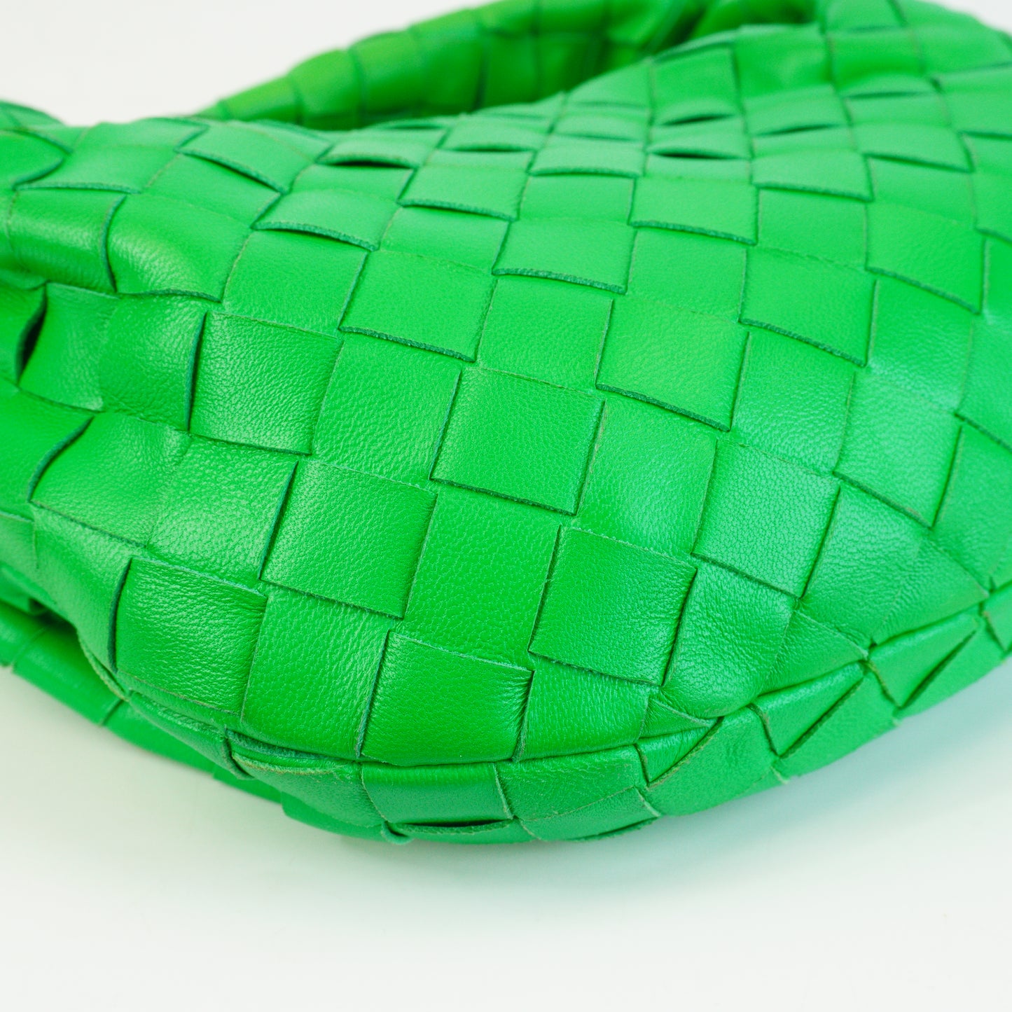 Bottega Veneta Mini Jodie Hobo Parakeet Green