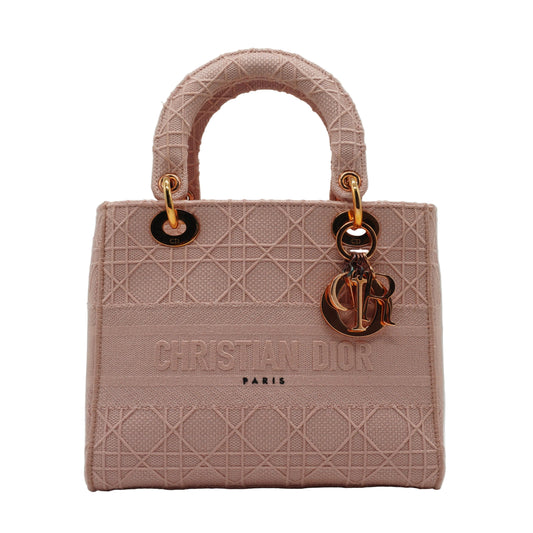Dior	Lady D-Lite bag Cannage Pink Small GHW