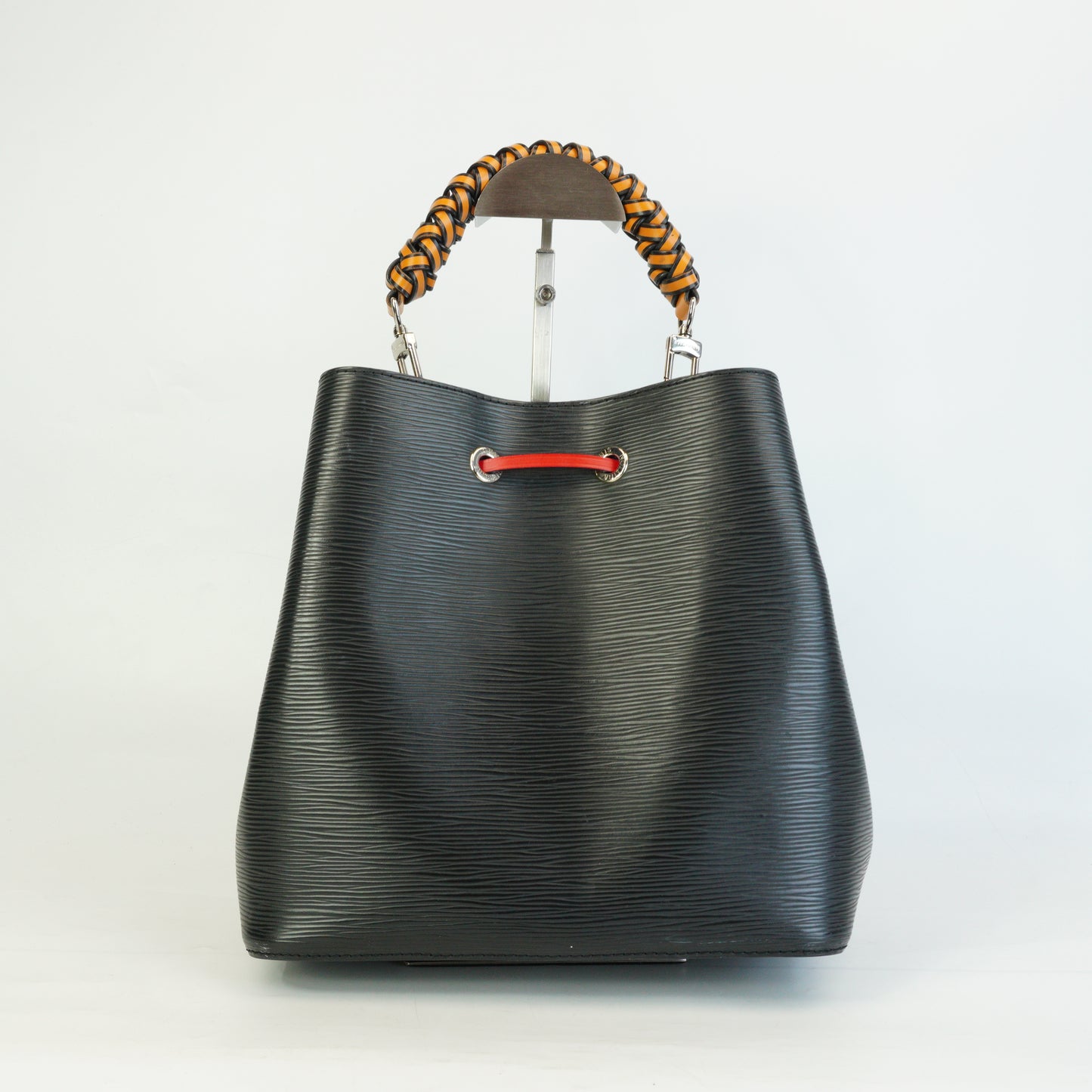 Louis Vuitton	NeoNeo BB Bucket Braided Bag Black,Blue,Red Medium SHW