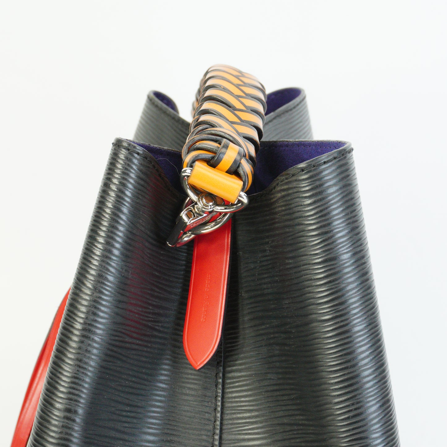Louis Vuitton	NeoNeo BB Bucket Braided Bag Black,Blue,Red Medium SHW
