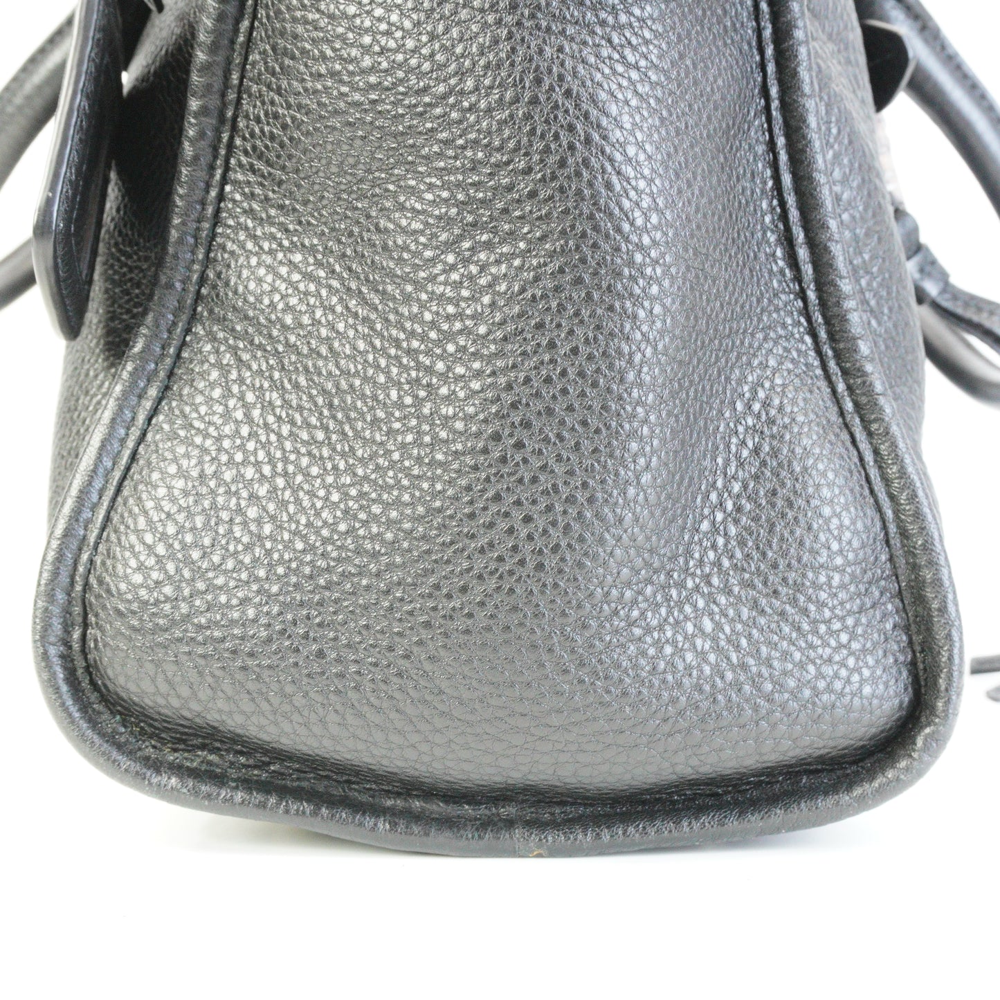 Prada Vitello Phenix Leather Zip Satchel Large Black SHW