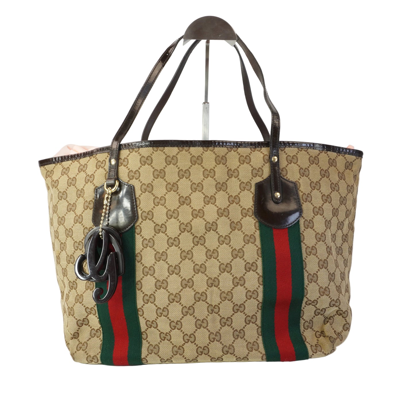 Gucci GG Canvas Jolie Web ote GHW Medium