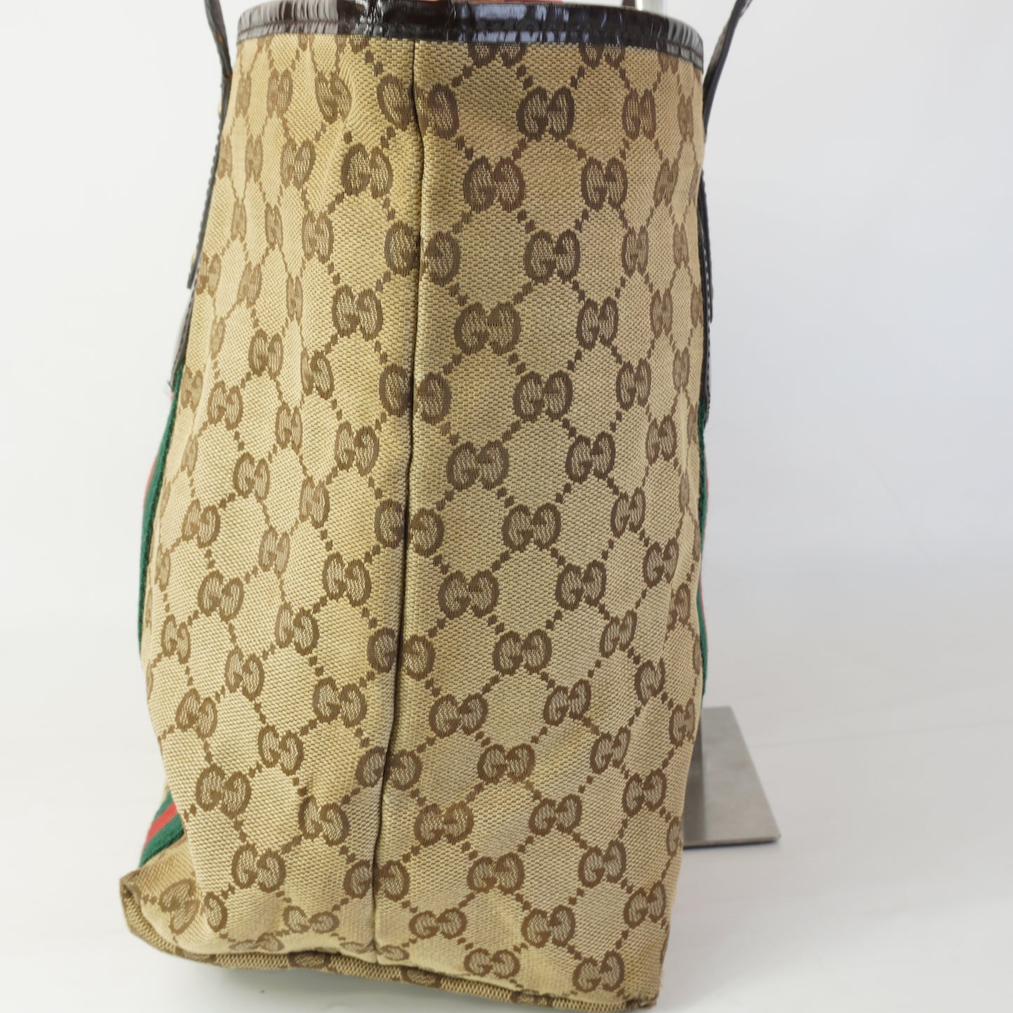 Gucci GG Canvas Jolie Web ote GHW Medium