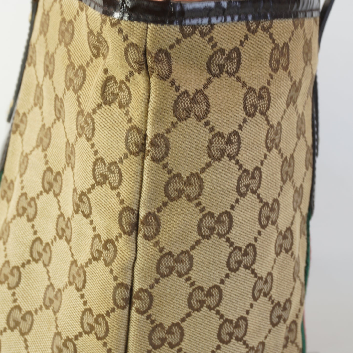 Gucci GG Canvas Jolie Web ote GHW Medium