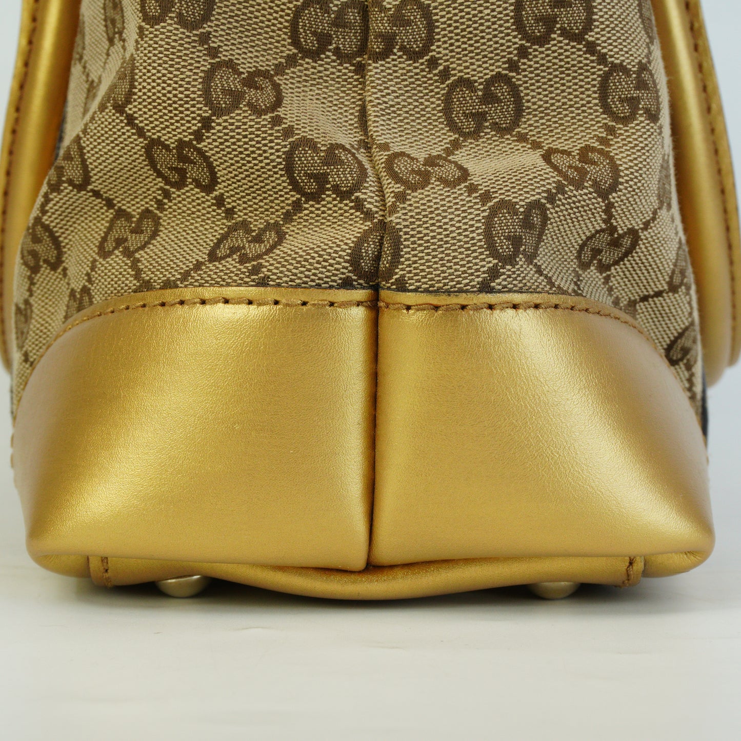 Gucci GG Canvas Lovely Heart Tote Small Gold Trims GHW