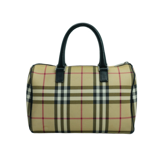 Burberry Nova Check Top Handle SHW Medium