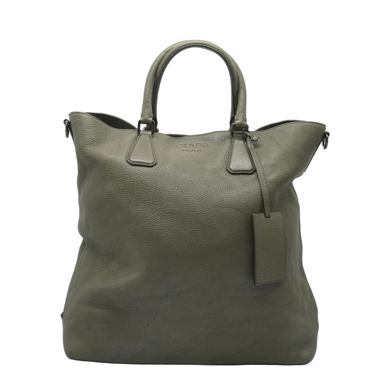 Prada	Vitello Daino Large Tote bag Argilla MW