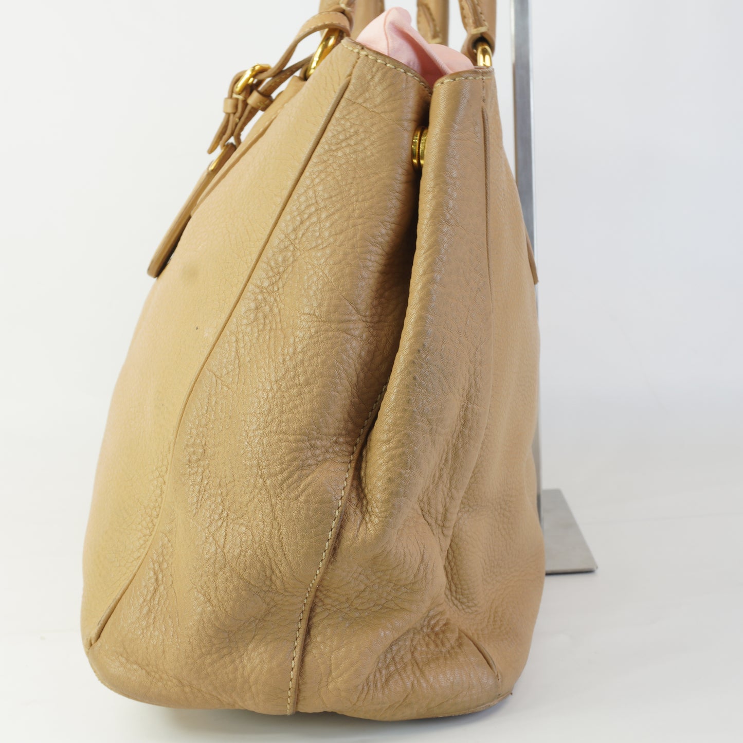 Prada Viral Diano Leather Tote GHW