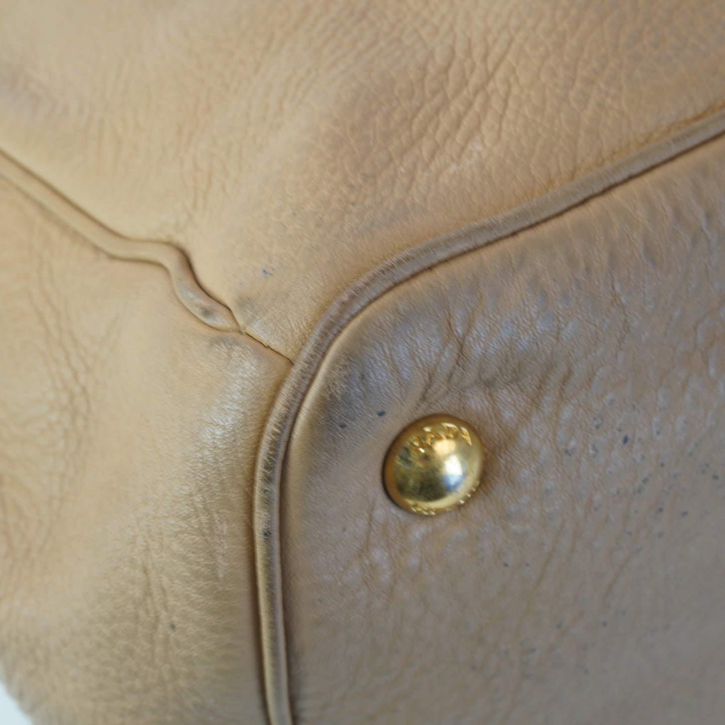 Prada Viral Diano Leather Tote GHW