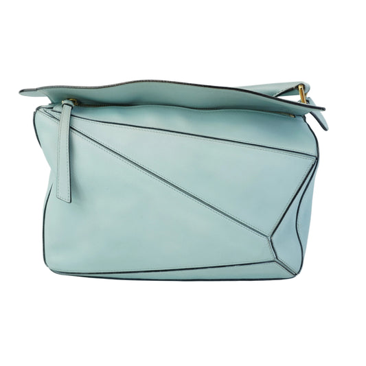Loewe Blue Puzzle Bag