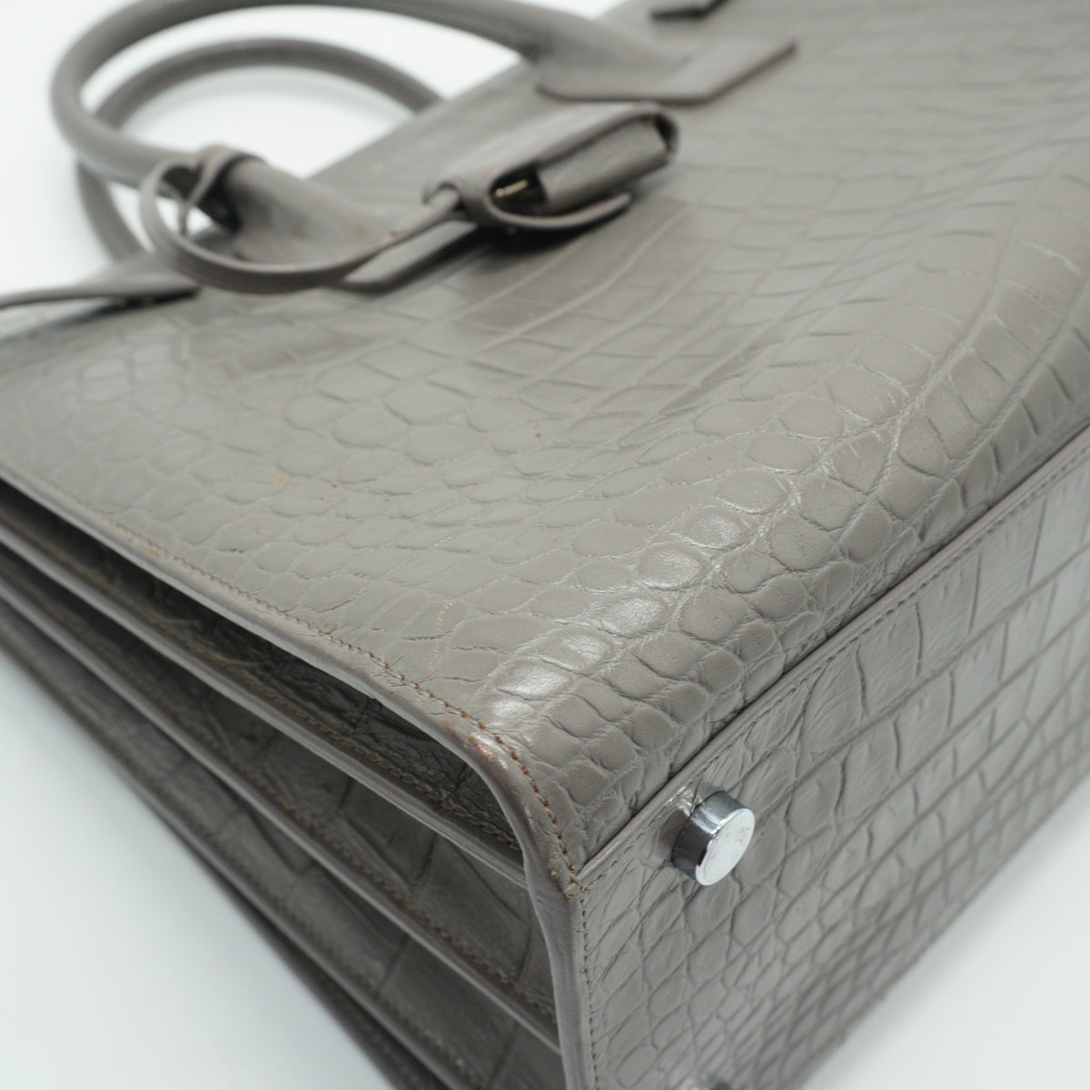 YSL	Sac De Jour Grey Medium SHW