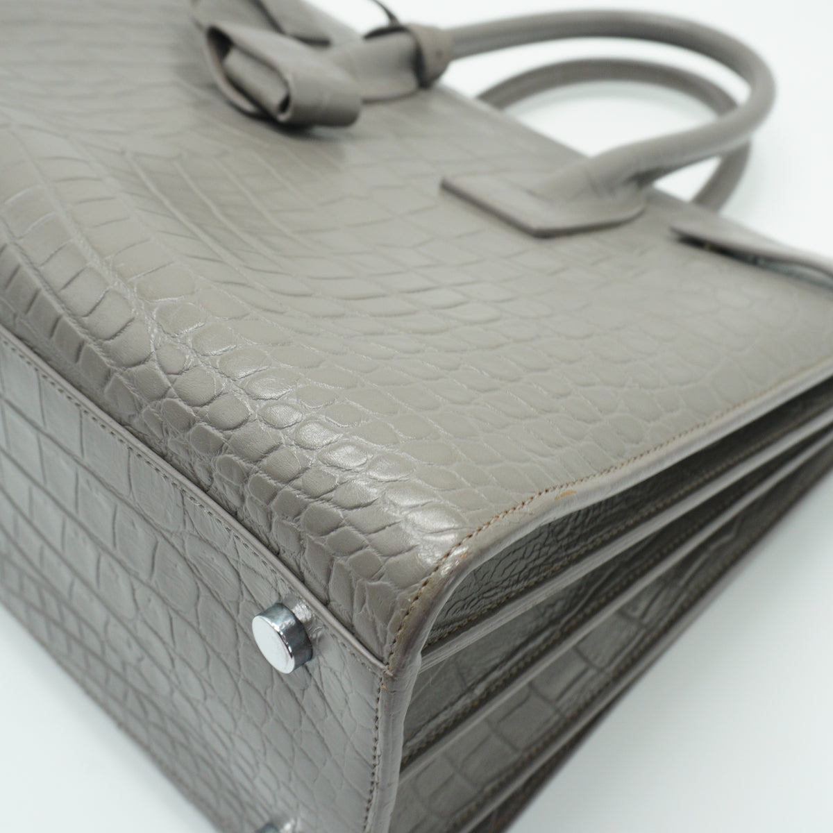 YSL	Sac De Jour Grey Medium SHW