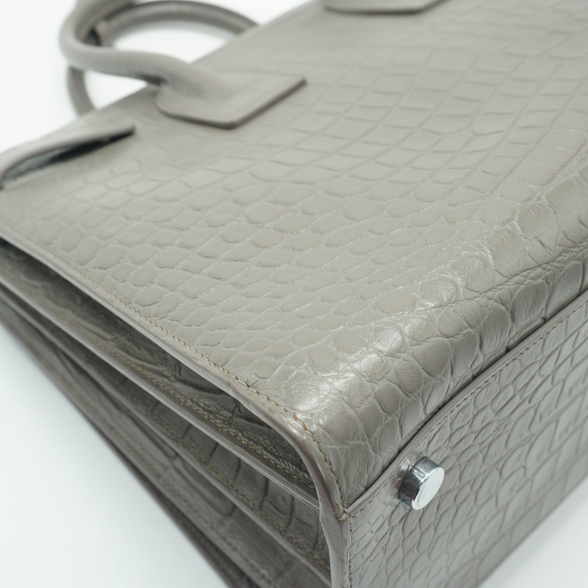 YSL	Sac De Jour Grey Medium SHW