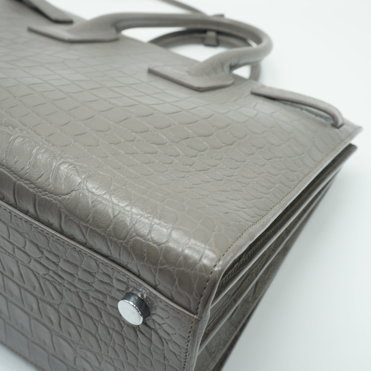 YSL	Sac De Jour Grey Medium SHW