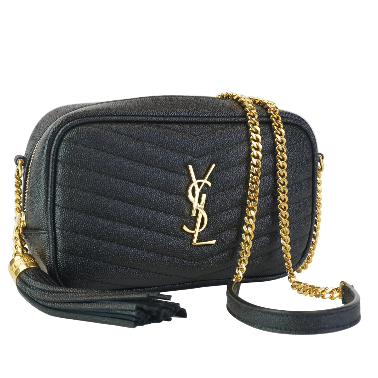 YSL	Mini Lou Camera Bag Black