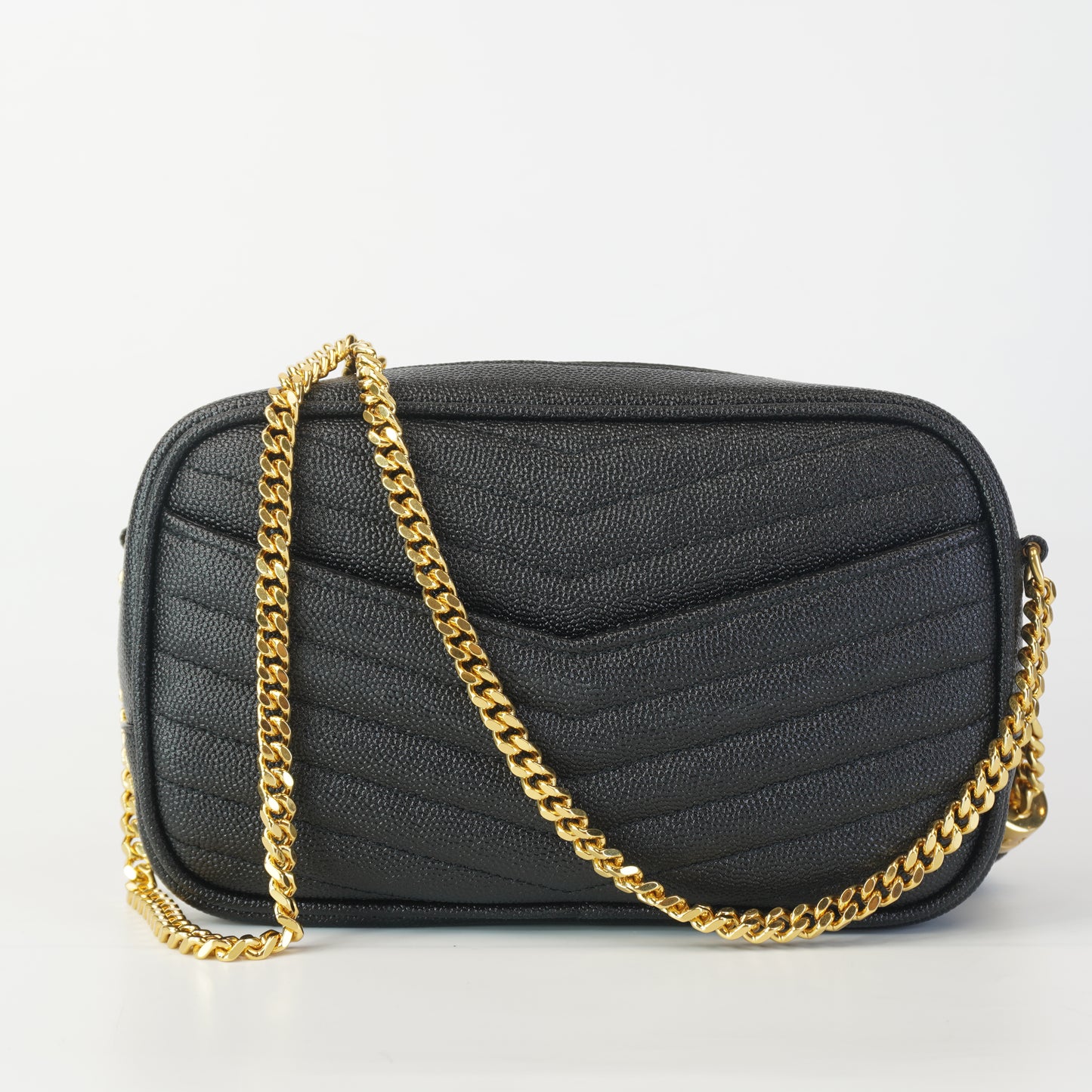 YSL	Mini Lou Camera Bag Black
