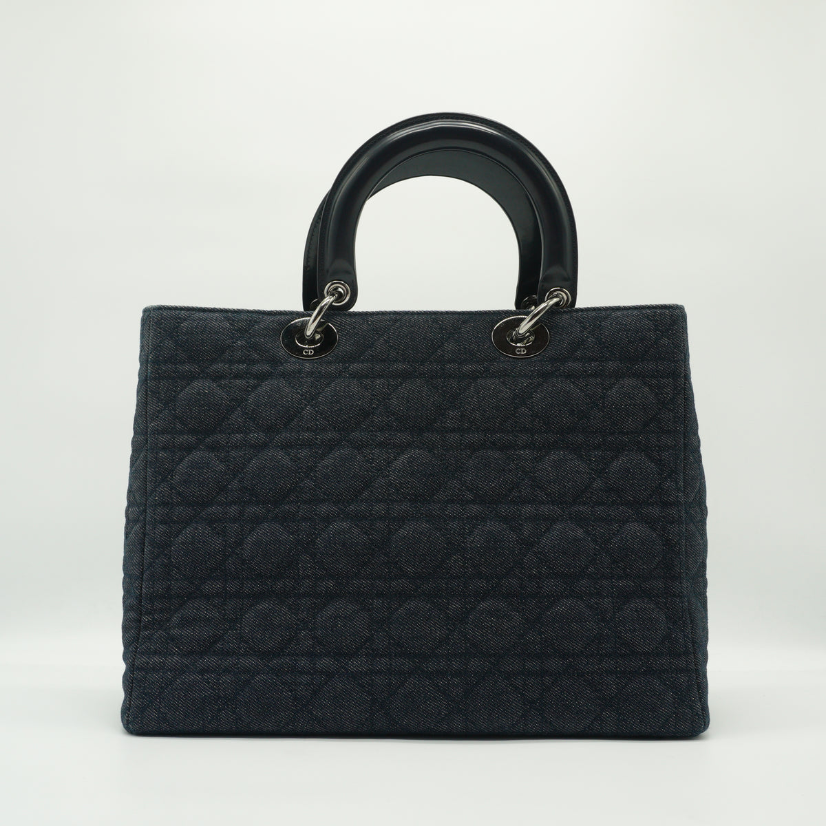 Dior	Lady Dior Cannage Denim Bag Medium SHW