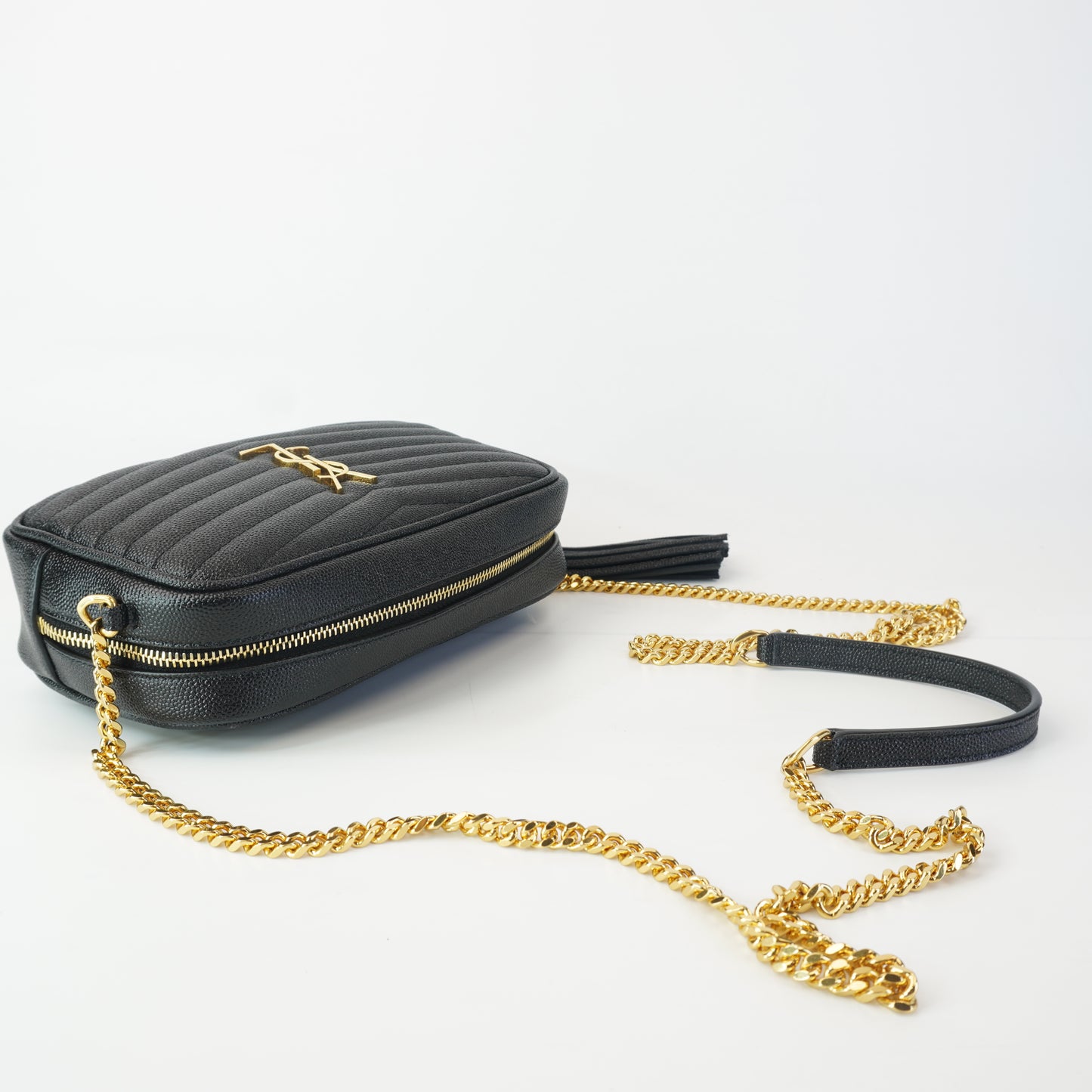 YSL	Mini Lou Camera Bag Black