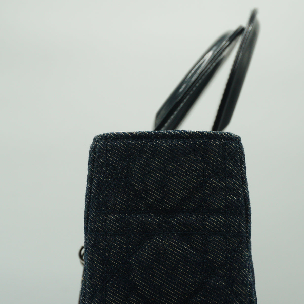 Dior	Lady Dior Cannage Denim Bag Medium SHW
