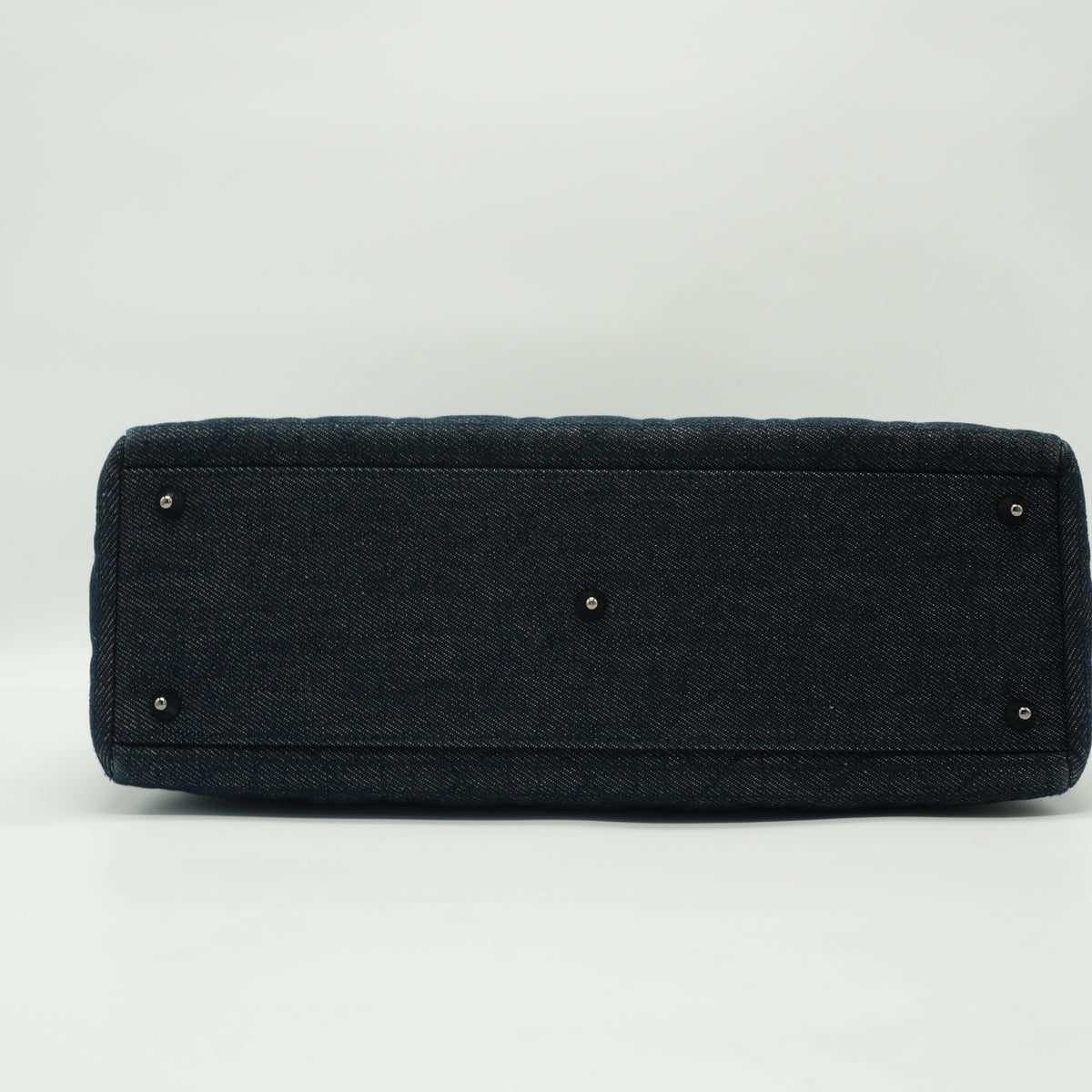 Dior	Lady Dior Cannage Denim Bag Medium SHW