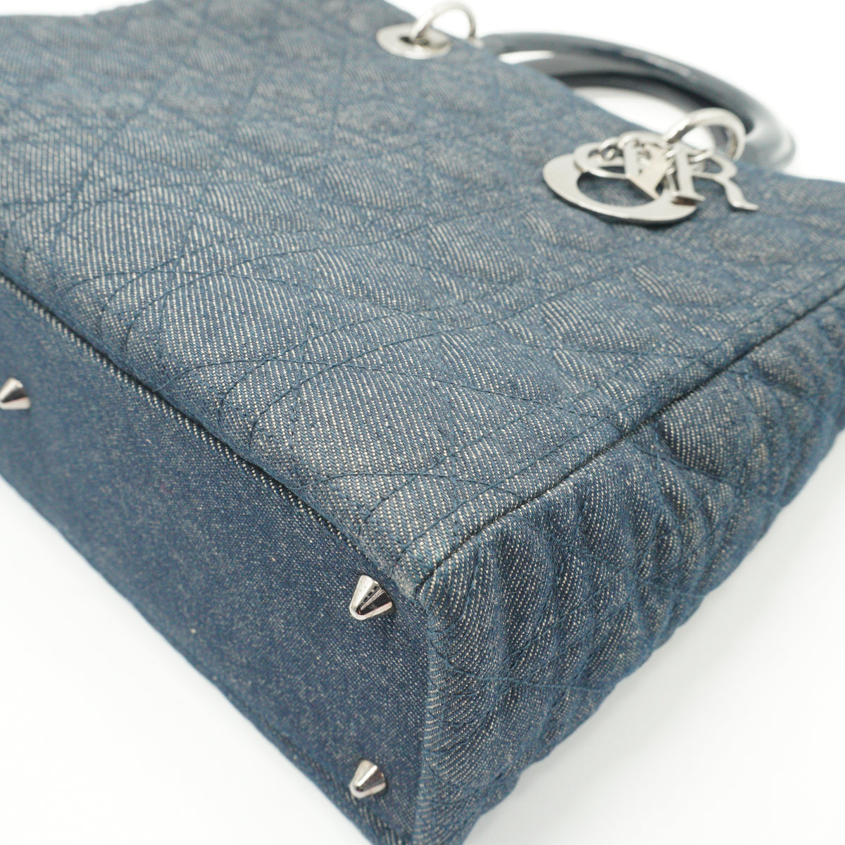 Dior	Lady Dior Cannage Denim Bag Medium SHW
