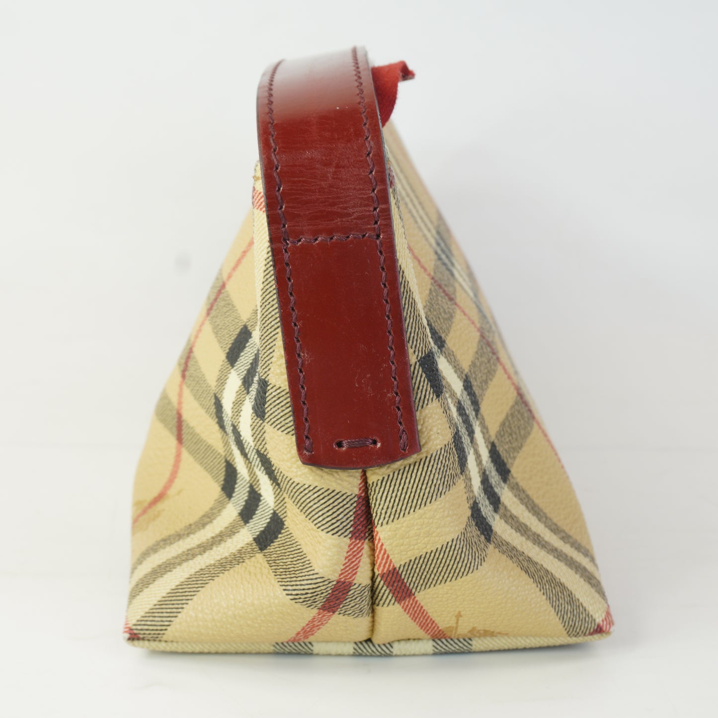 Burberry	Haymarket Check Coated Canvas Pochette Shoulder Bag
