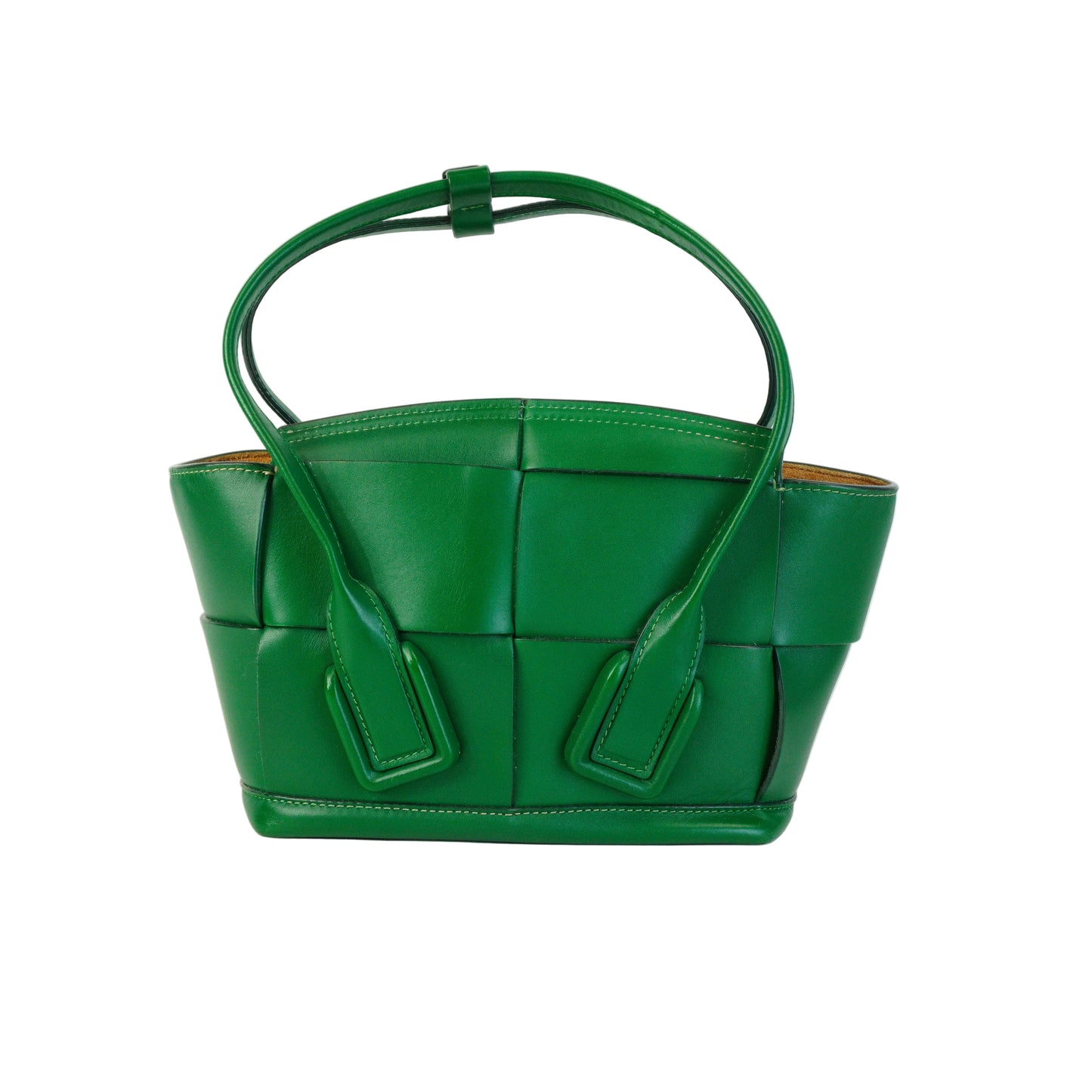 Bottega Veneta Mini Arko Tote Green