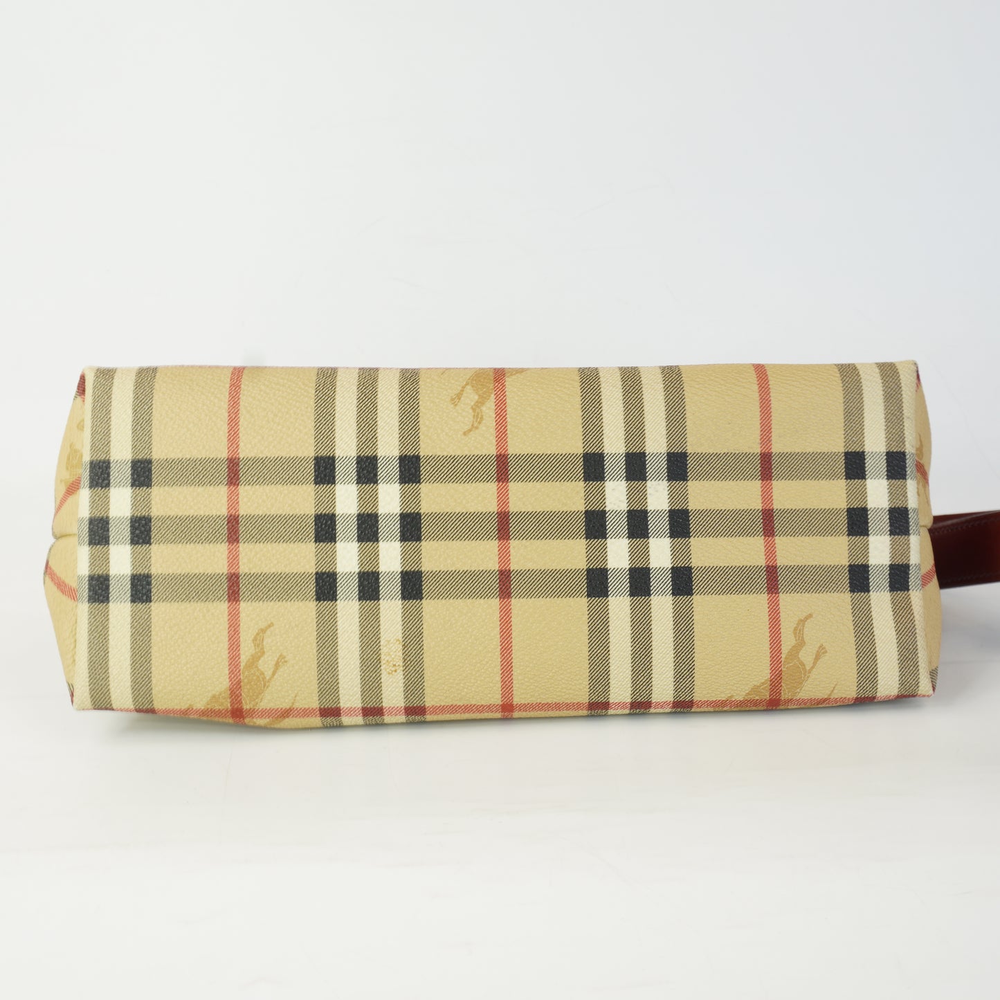Burberry	Haymarket Check Coated Canvas Pochette Shoulder Bag