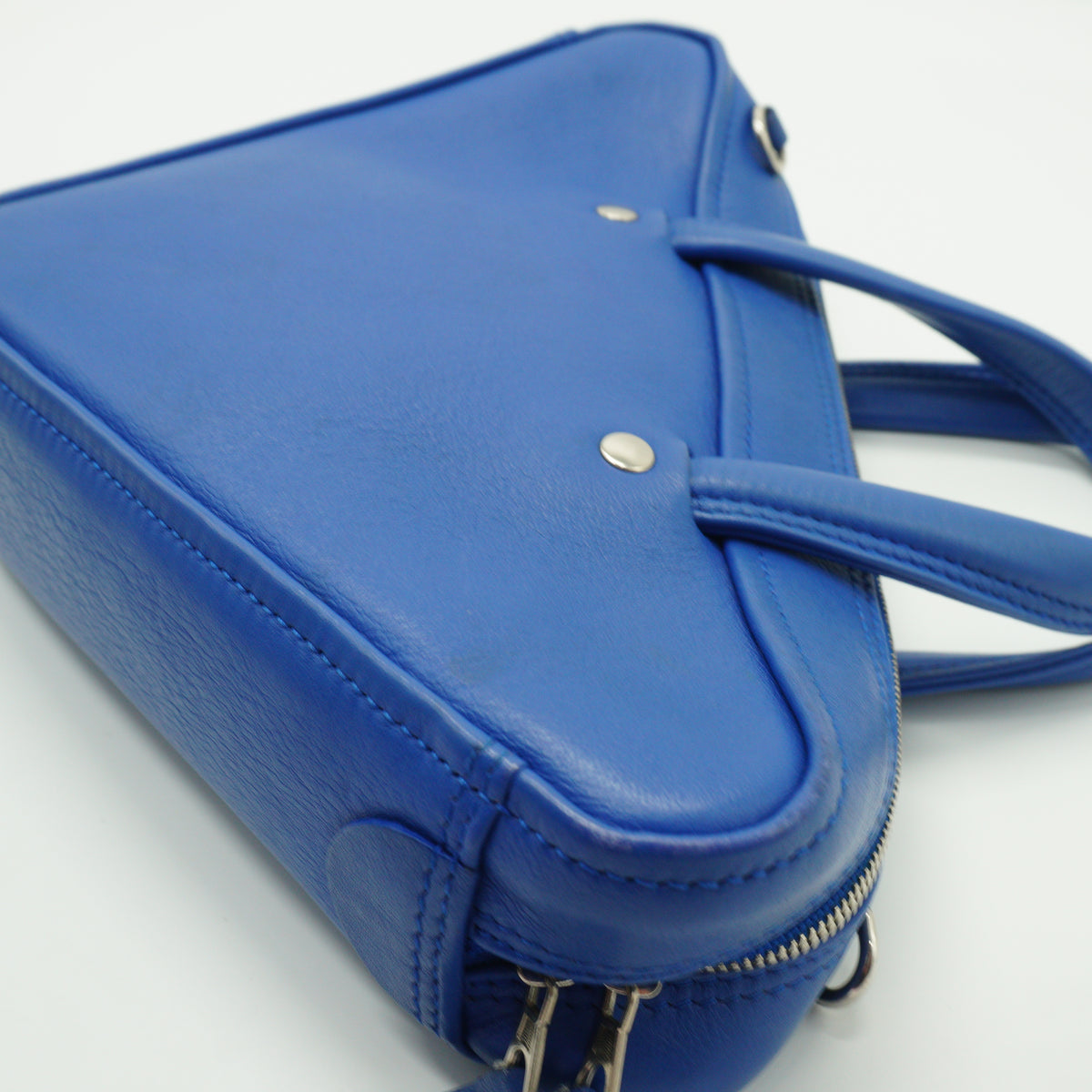 Balenciaga	Triangle Duffle Bag Blue Small SHW