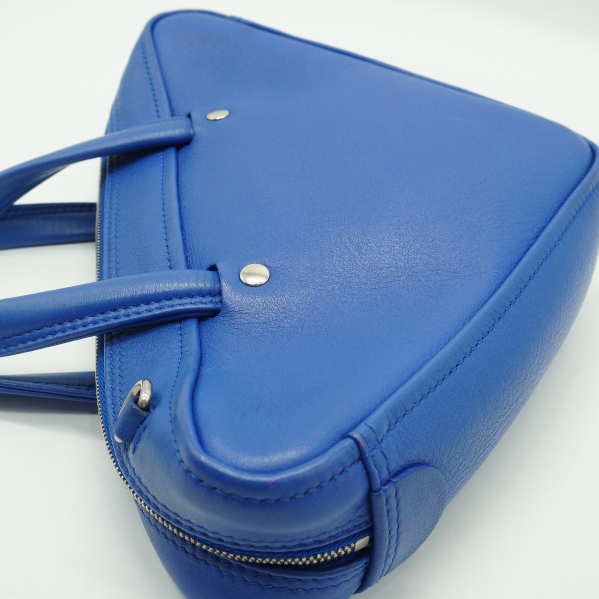Balenciaga	Triangle Duffle Bag Blue Small SHW