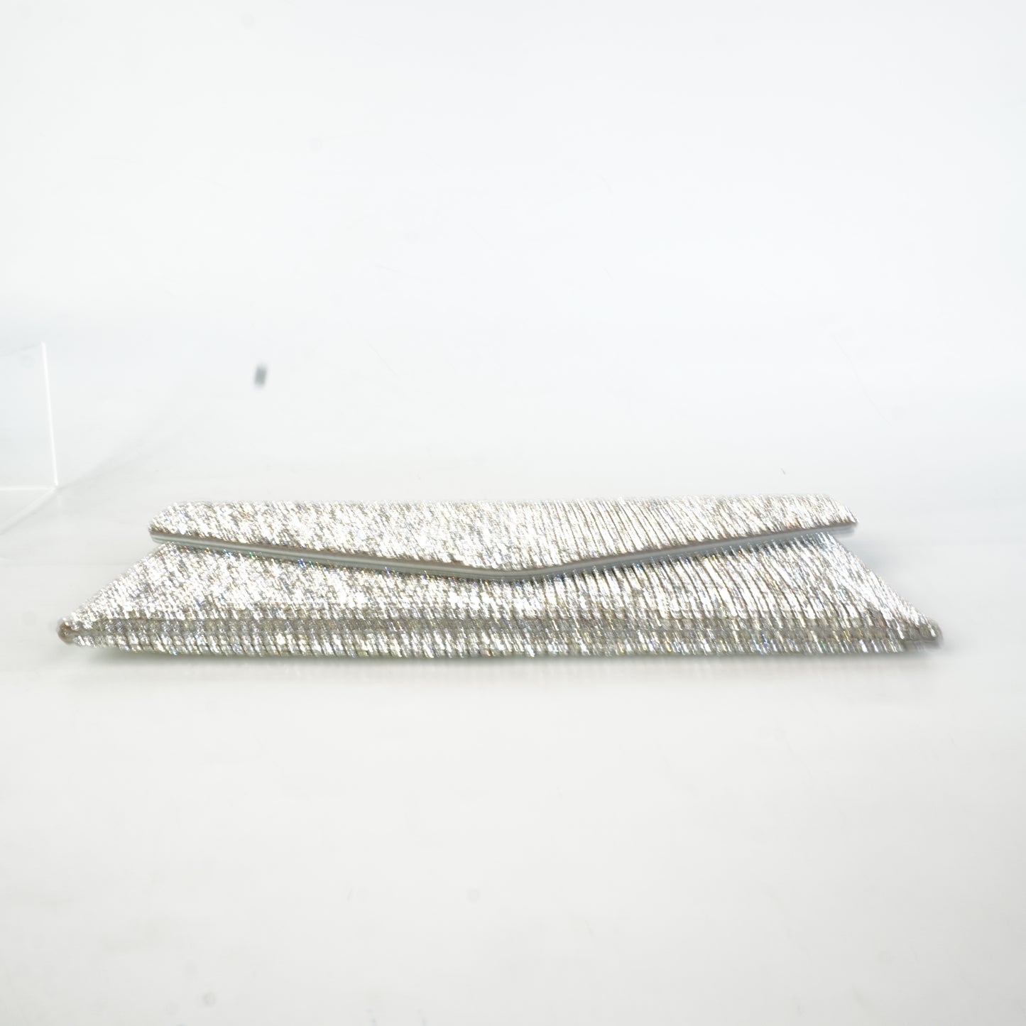 Judith Lieber	Silver Rhinestone Clutch