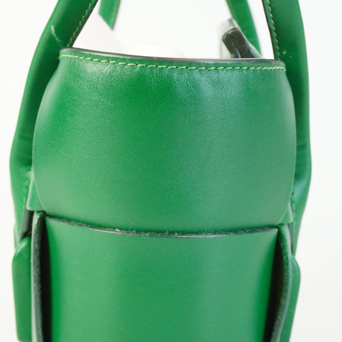Bottega Veneta Mini Arko Tote Green