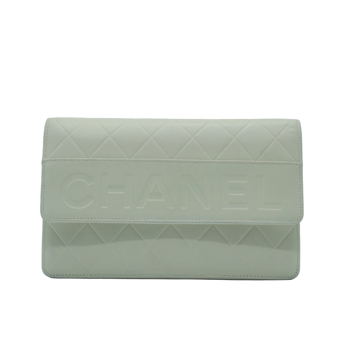 Chanel	Lax Flap Wallet On Chain Small White SHW